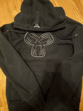 TNA Black Hoodie with White Embroidered Logo